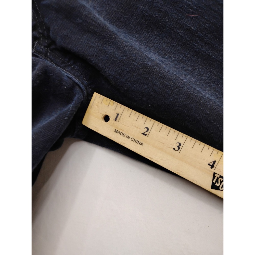Levis Womans 515 Boot Cut Dark Blue Jeans Size 16 M - Picture 9 of 11